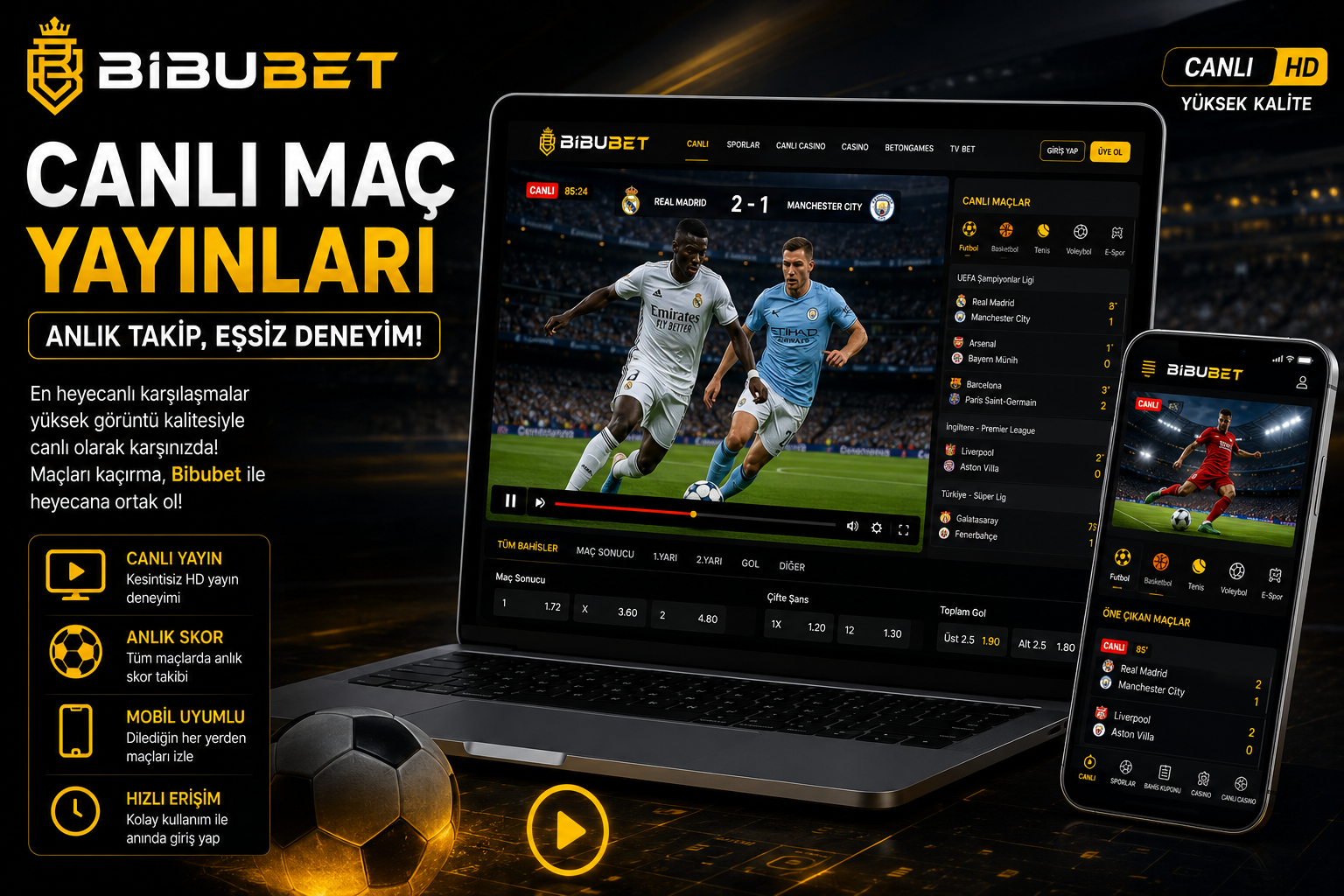 Bibubet Canlı Maç Yayınları